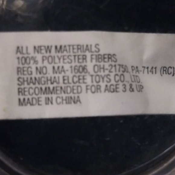 Vtg WACKY The Witch Stuffed Bean Cuddle Wit Halloween Plush Toy Shanghai Elcee - Picture 9 of 10